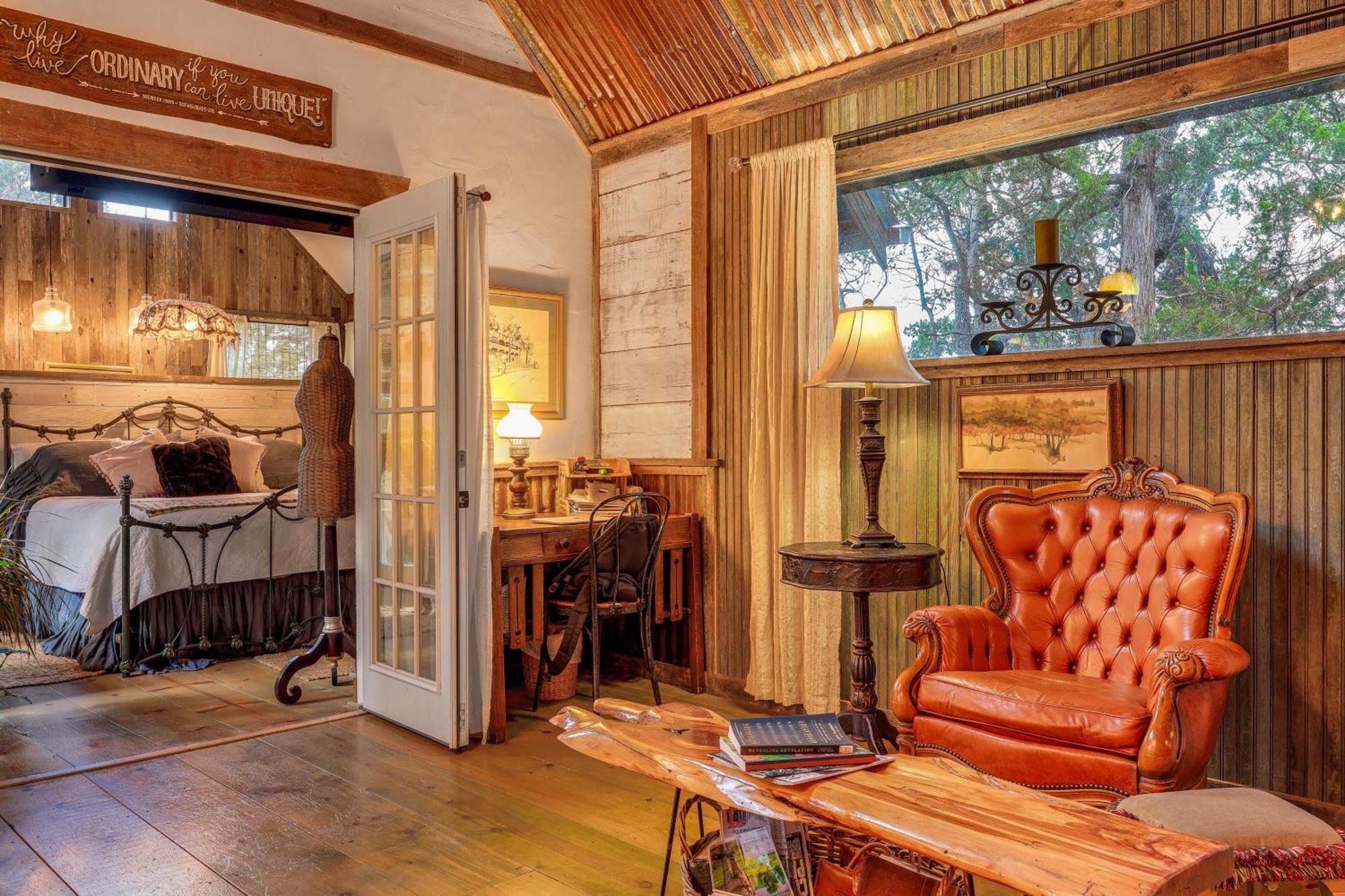 Pet-Friendly Wimberley Cabin With Fire Pit And Hot Tub Exterior foto